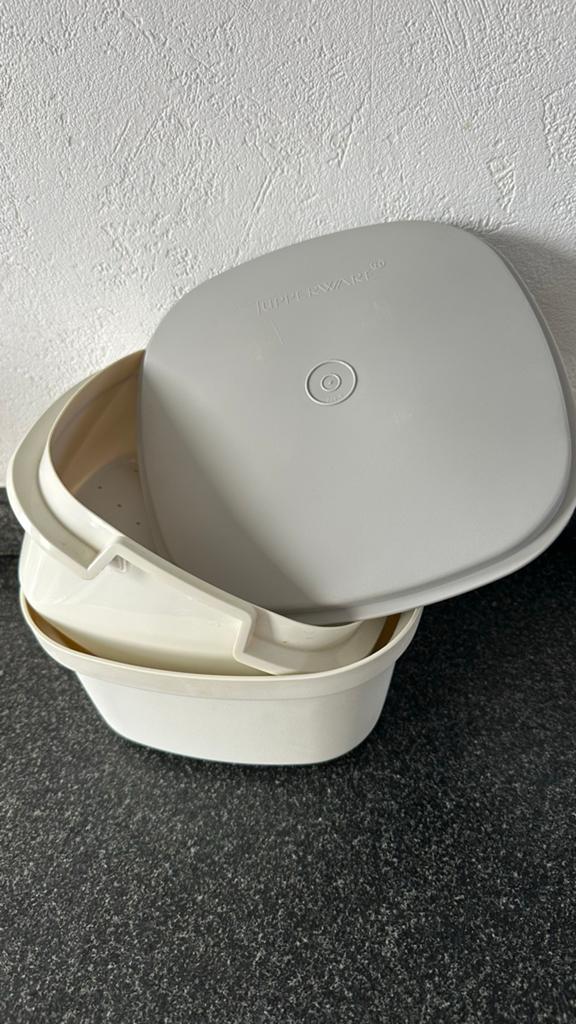 Tupperware serveerwonder Crème/Grijs, Ophalen of Verzenden, Nieuw, Crème, Overige typen