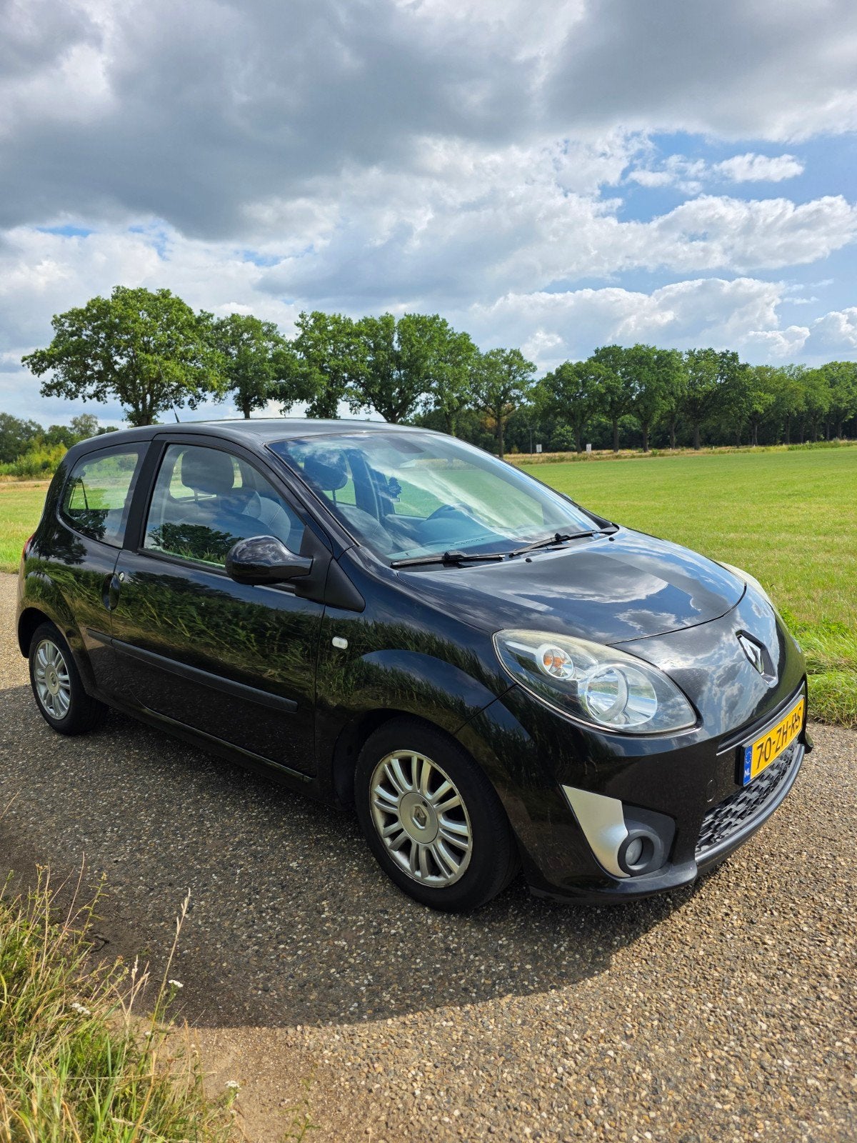 Renault Twingo 1.1 2008 Zwart, Auto's, Renault, Voorwielaandrijving, Twingo, 31 €/maand, 4 cilinders