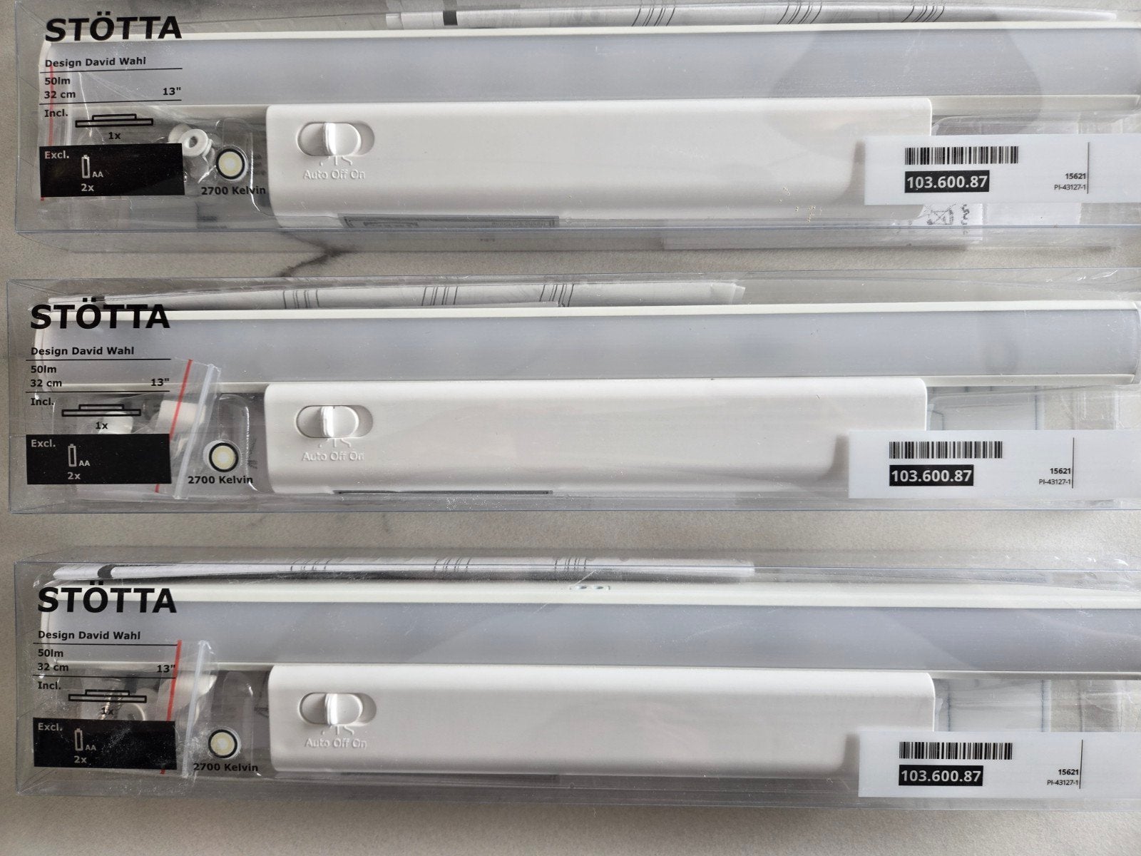 3x Stötta kastverlichting zonder snoer nieuw in verpakking, Draadloos, Ophalen of Verzenden, Nieuw