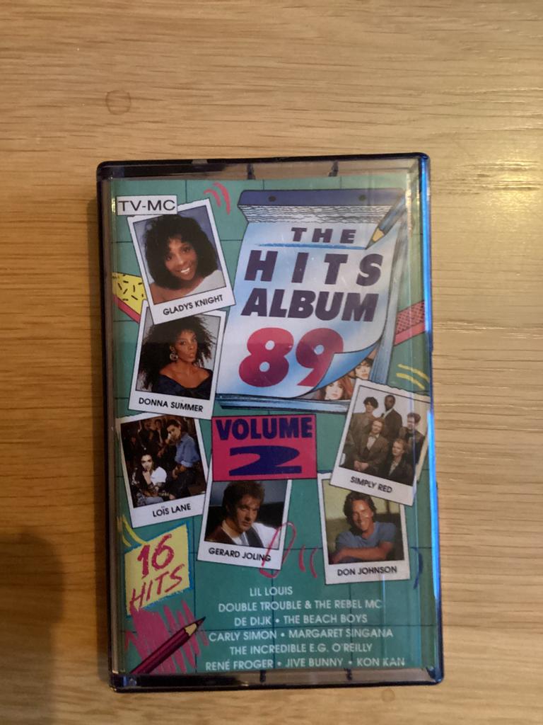 Cassettebandje The hits album 89 , volume 2, Cd's en Dvd's, Cassettebandjes, Ophalen of Verzenden, Gebruikt, Pop, 1 bandje