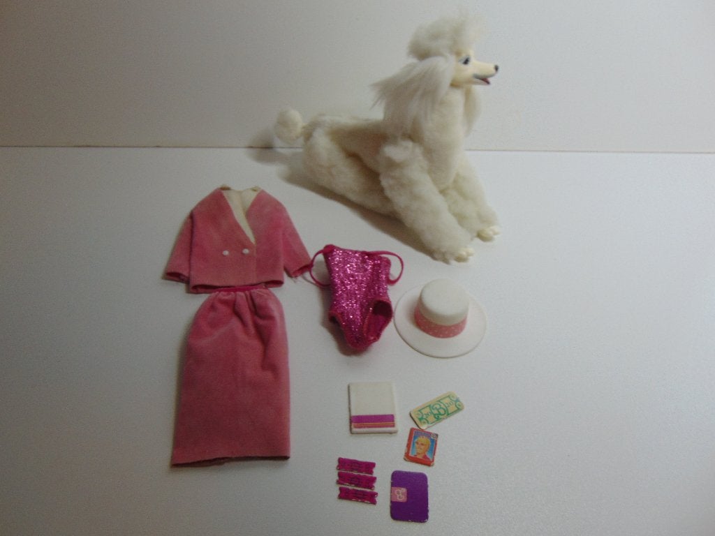 Day to Night Barbie vintage outfit + Hond Prince the Poodle,, Ophalen of Verzenden, Gebruikt, Kleertjes