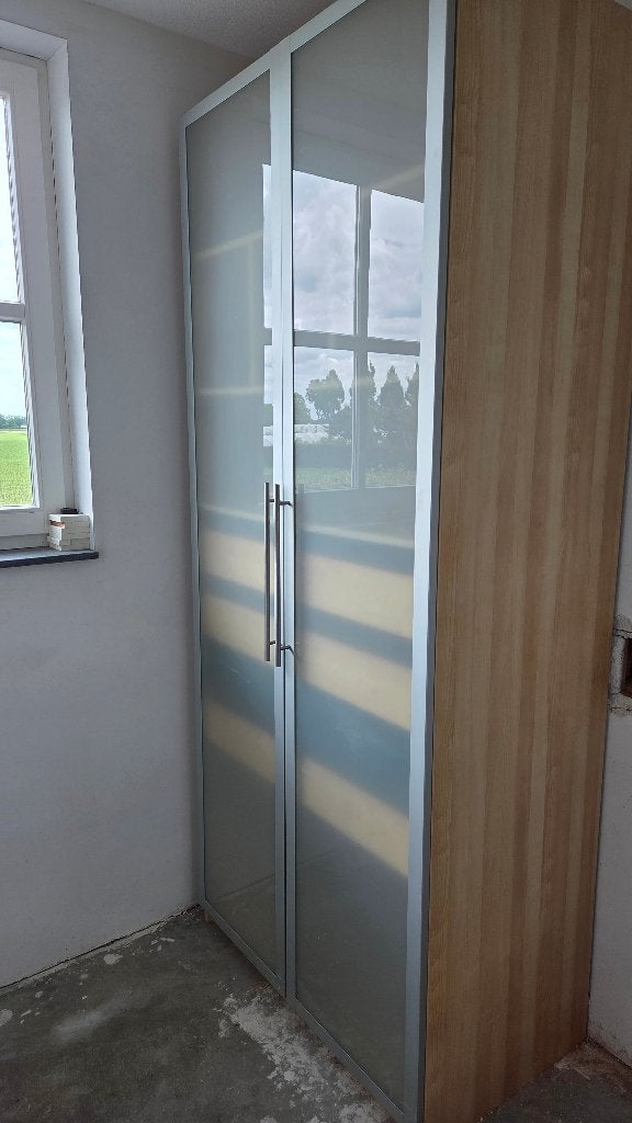 Ikea PAX kast met DRAMMEN deuren, Ophalen, Zo goed als nieuw, 50 tot 75 cm, Met deur(en)
