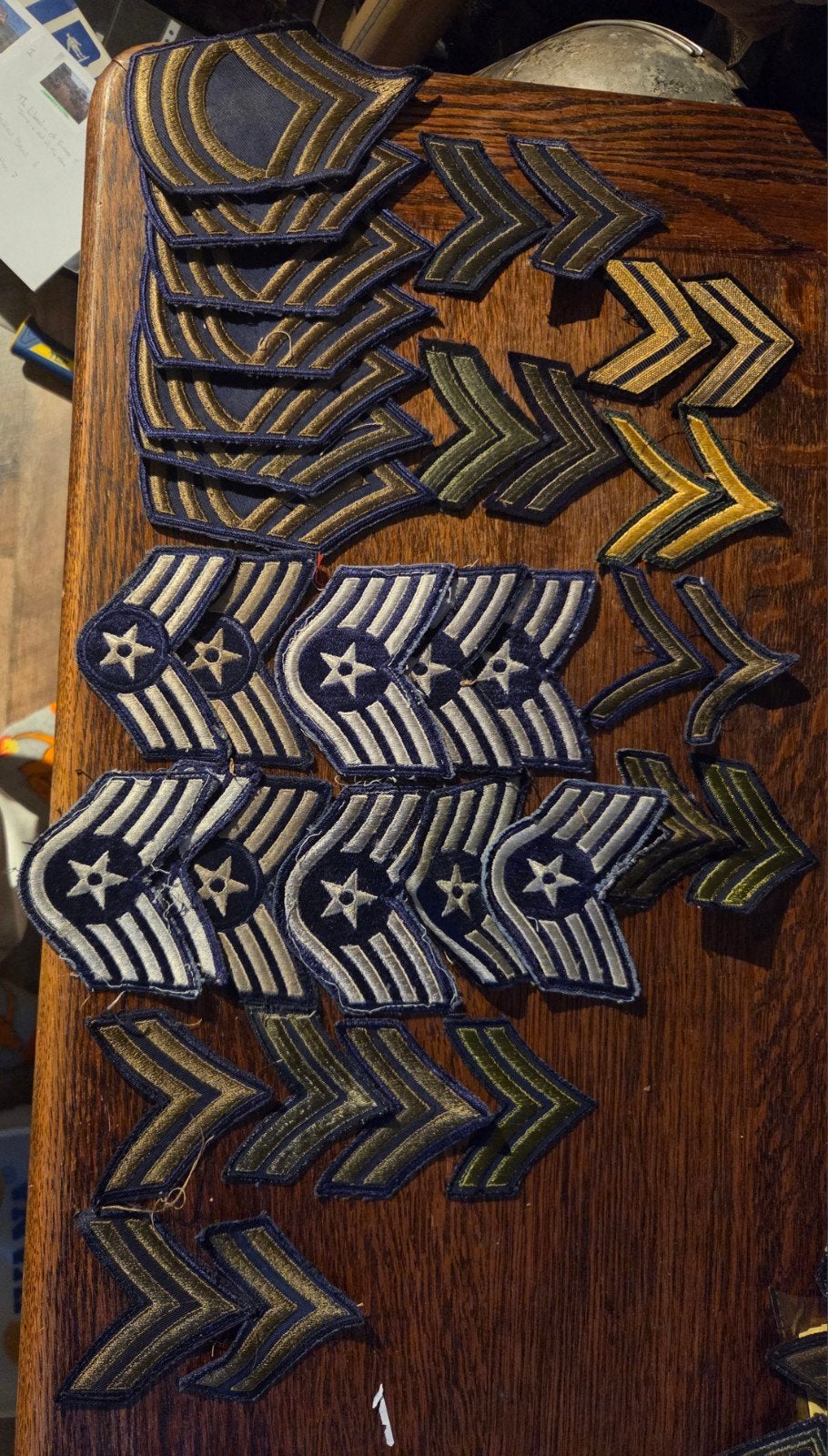 Amerikaanse rangstrepen, Ophalen of Verzenden, Landmacht, Amerika, Embleem of Badge