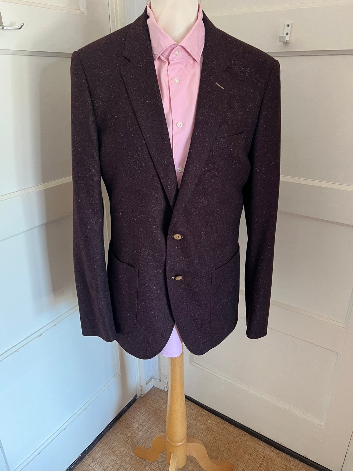 Tommy Hilfiger wijnrode blazer maat S, Ophalen of Verzenden, Zo goed als nieuw, Maat 46 (S) of kleiner, Rood