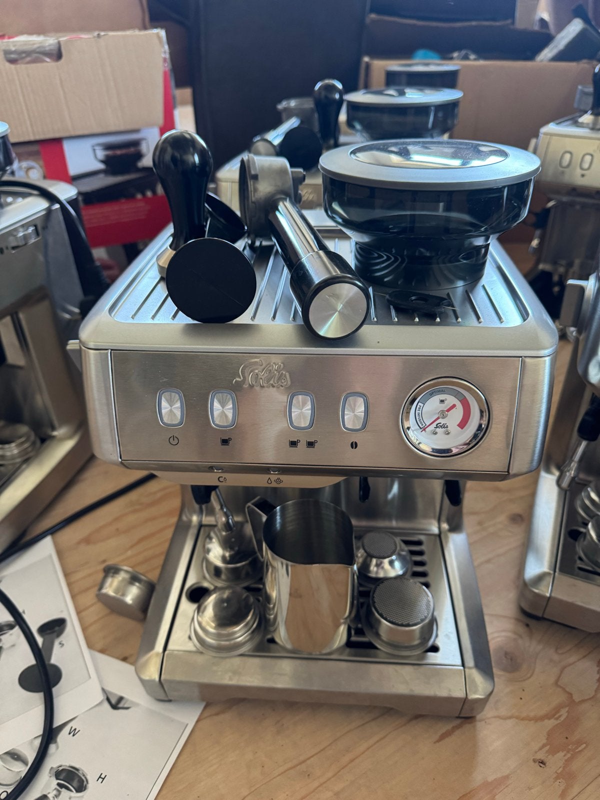 Solis Barista Perfetta Plus Espressomachine, Ophalen, Afneembaar waterreservoir, Gebruikt, Espresso apparaat