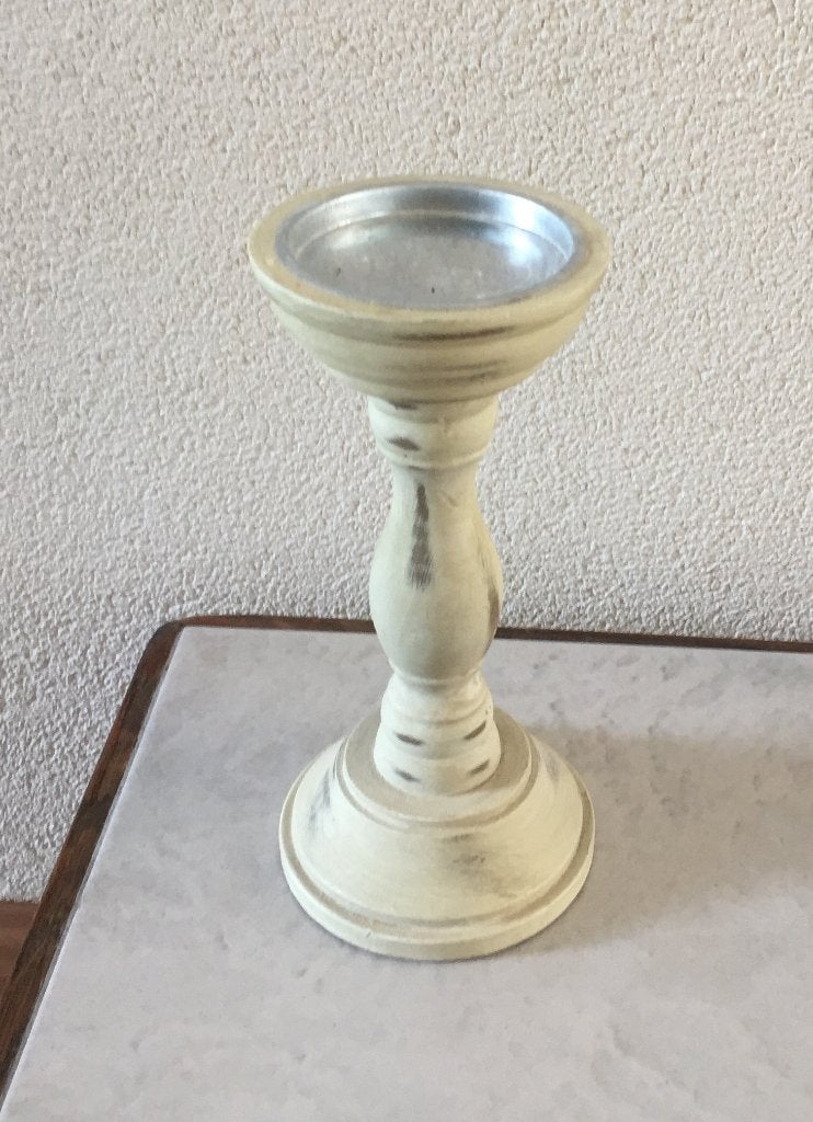 houten kandelaar, waxinelicht houder glas, hangmandje, e.a., Huis en Inrichting, Woonaccessoires | Kandelaars en Kaarsen, Grijs