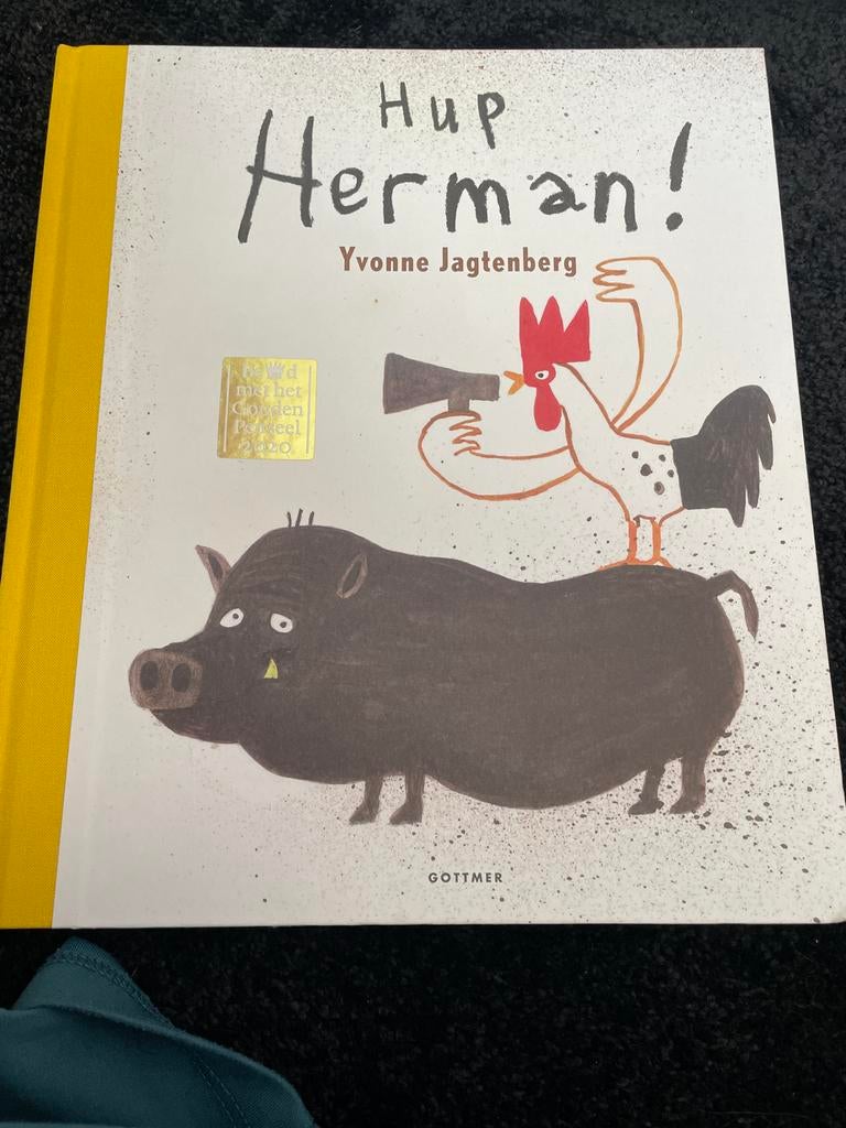 Hup Herman! - Yvonne Jagtenberg (Prentree Gouden Penseel), Fictie algemeen, Jongen of Meisje, Ophalen of Verzenden, Zo goed als nieuw