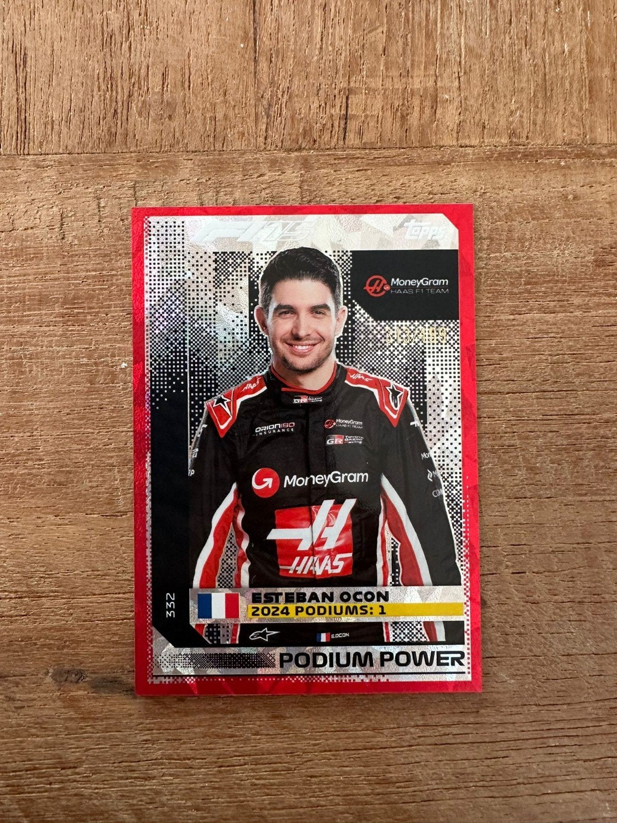 Esteban Ocon Topps Turbo Attax 2025 Podium Power Kaart, Ophalen of Verzenden, Zo goed als nieuw, Formule 1