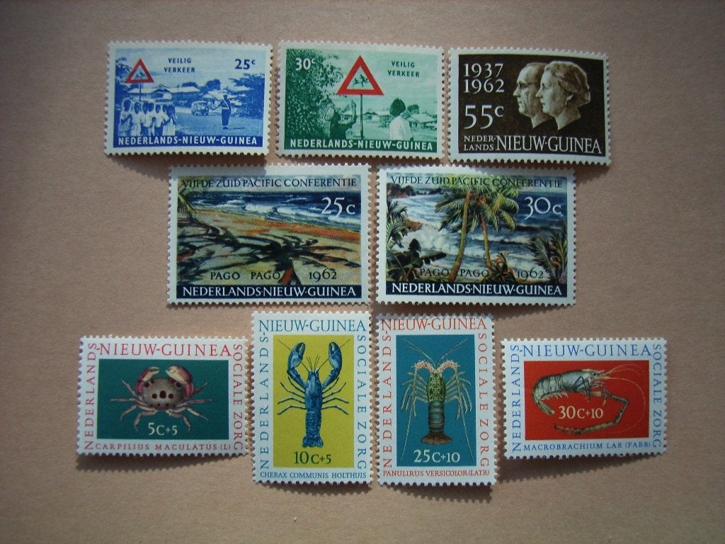 KZ   Nw Guinea 73-81 Pf, Ophalen of Verzenden, Postfris, Nieuw-Guinea