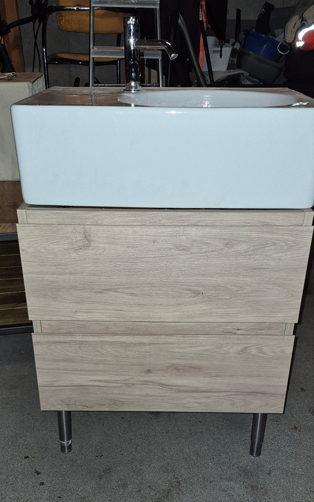 Wastafel met onderkast - Duravit -, Ophalen, Gebruikt, 100 tot 150 cm, 50 tot 100 cm
