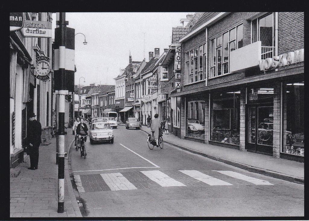 Almelo, oude autobedrijf Voskamp, Trabant., Verzamelen, Ophalen of Verzenden, 1960 tot 1980, Ongelopen, Overijssel