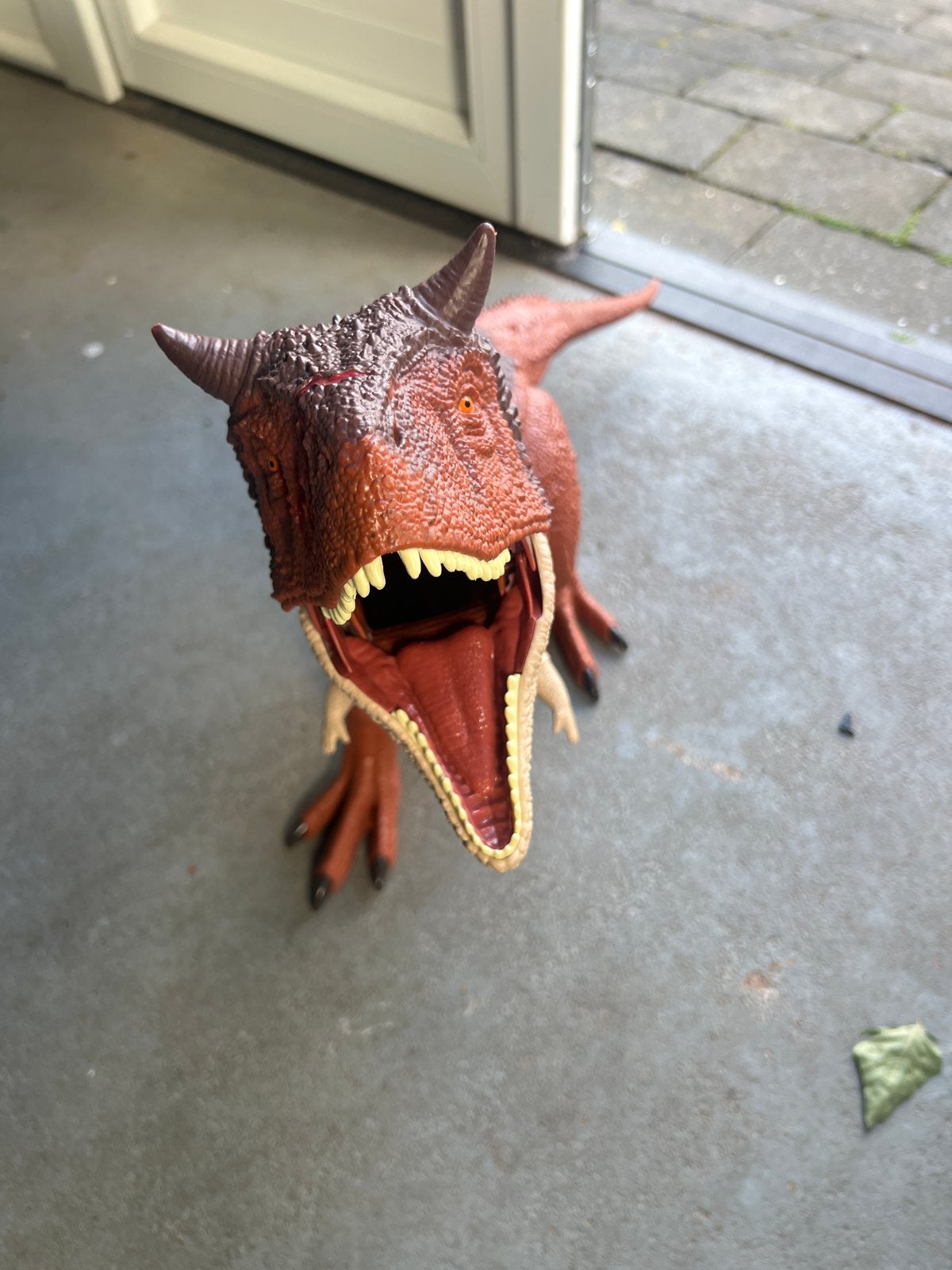 Grote Carnotaurus Dinosaurus Speelgoedfiguur, Ophalen of Verzenden, Gebruikt, Jongen of Meisje