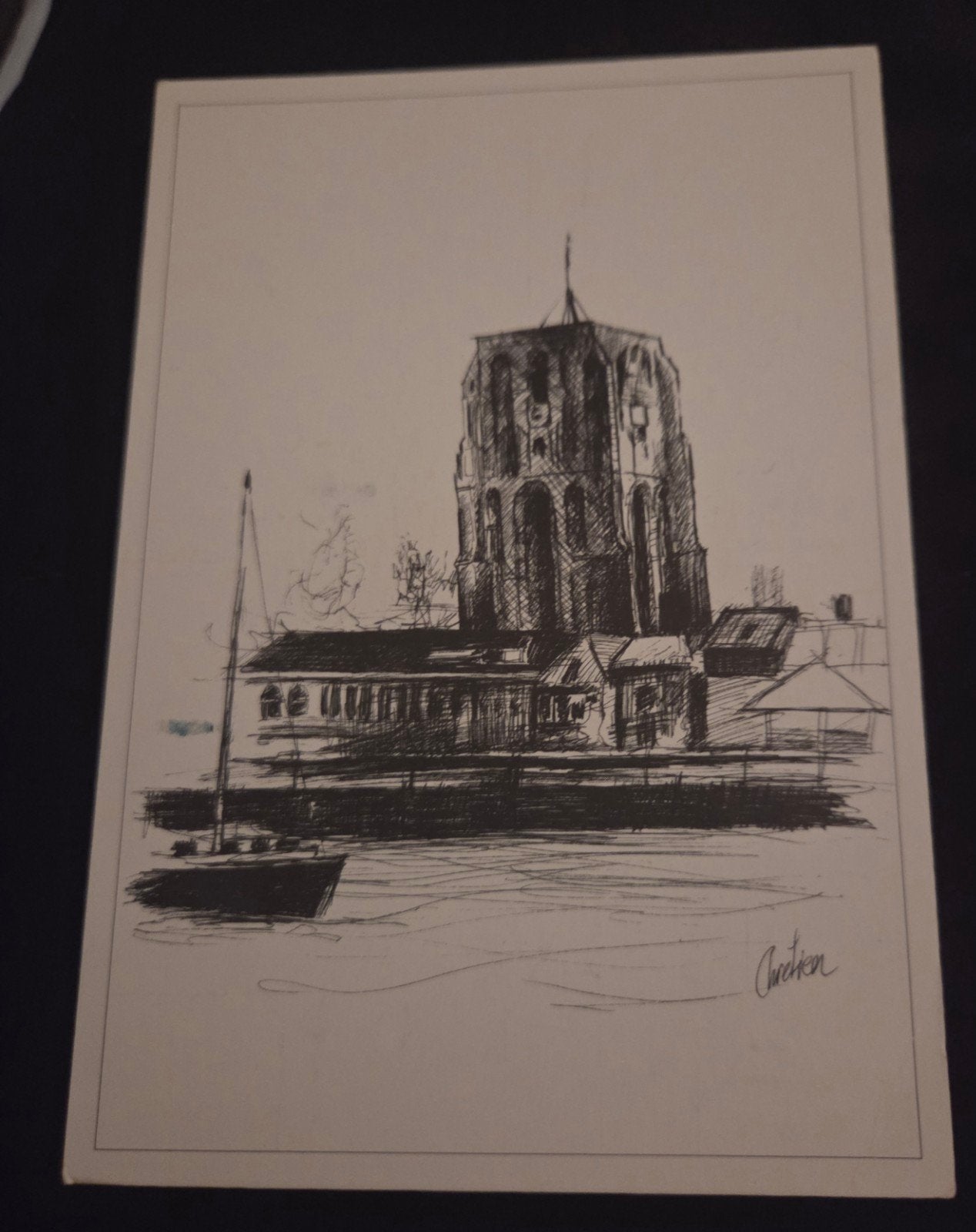 Historische Toren en Haven - Dordrecht, Verzenden, Gelopen, Zuid-Holland