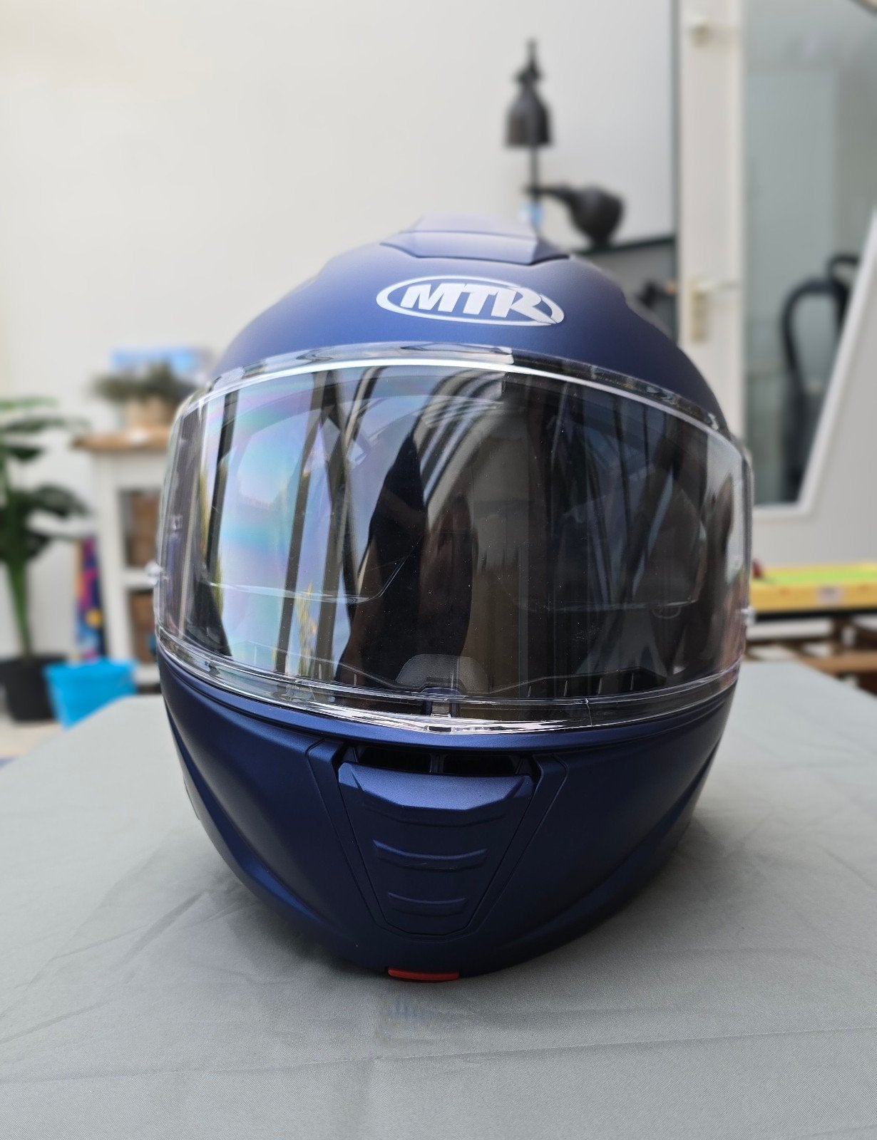 MTR Motorhelm FS-917 - Maat XS (53-54cm) - Blauw, Overige merken, XS, Ophalen of Verzenden, Nieuw zonder kaartje