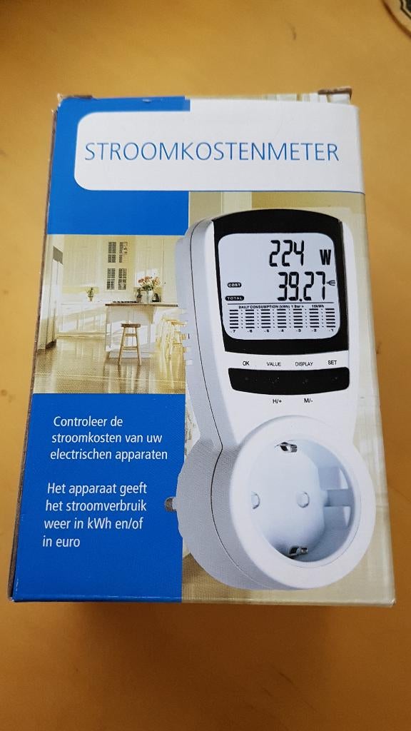 Stroomkosten meter, Doe-het-zelf en Verbouw, Meetapparatuur, Ophalen of Verzenden, Nieuw