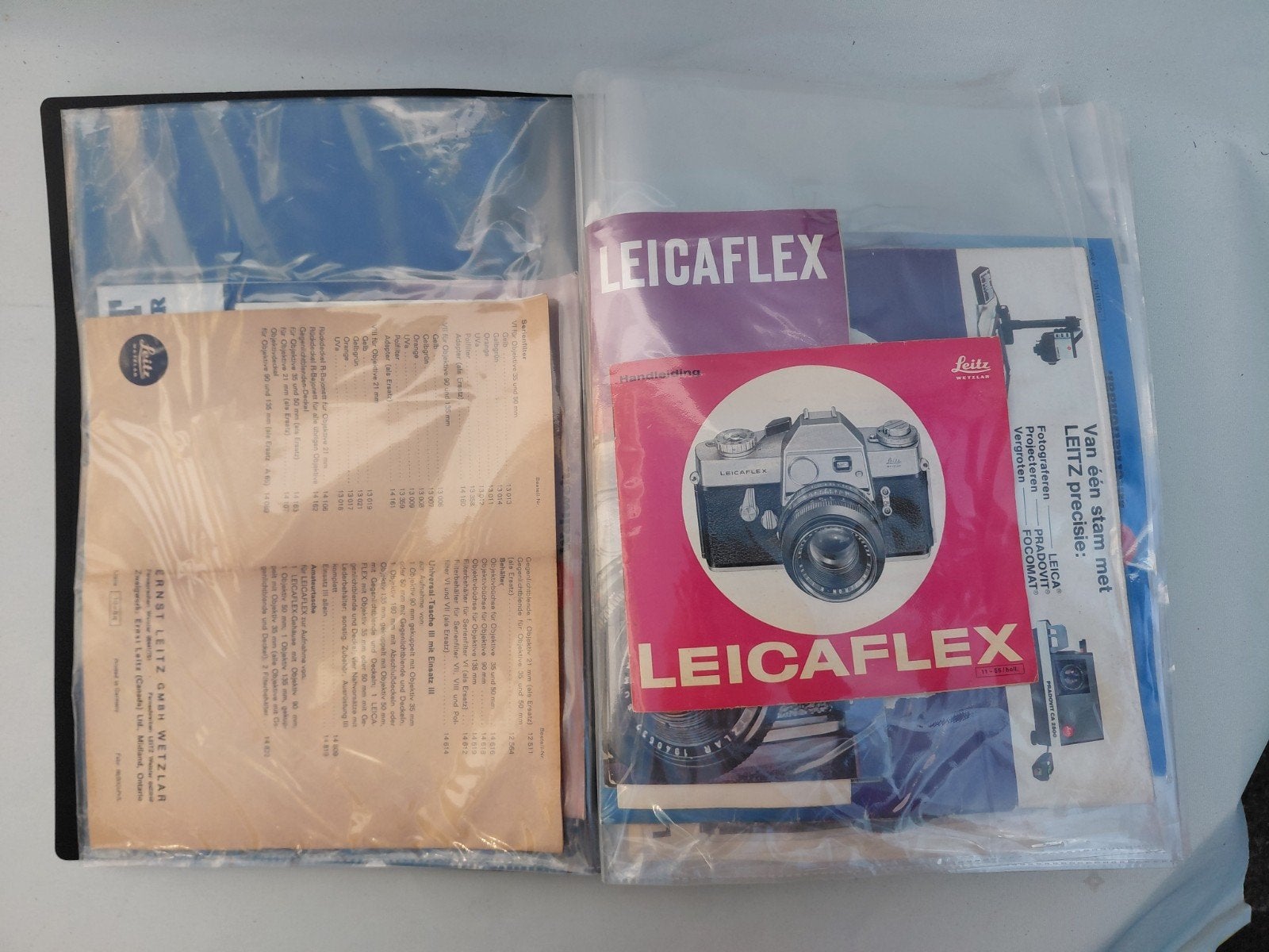 Verzameling Leica R folders, Ophalen of Verzenden, 1960 tot 1980