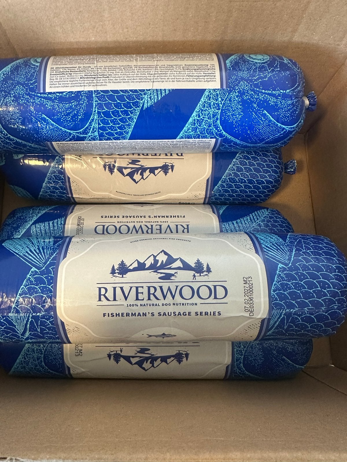 Riverwood worst kabeljauw 800 gram, Ophalen of Verzenden, Hond