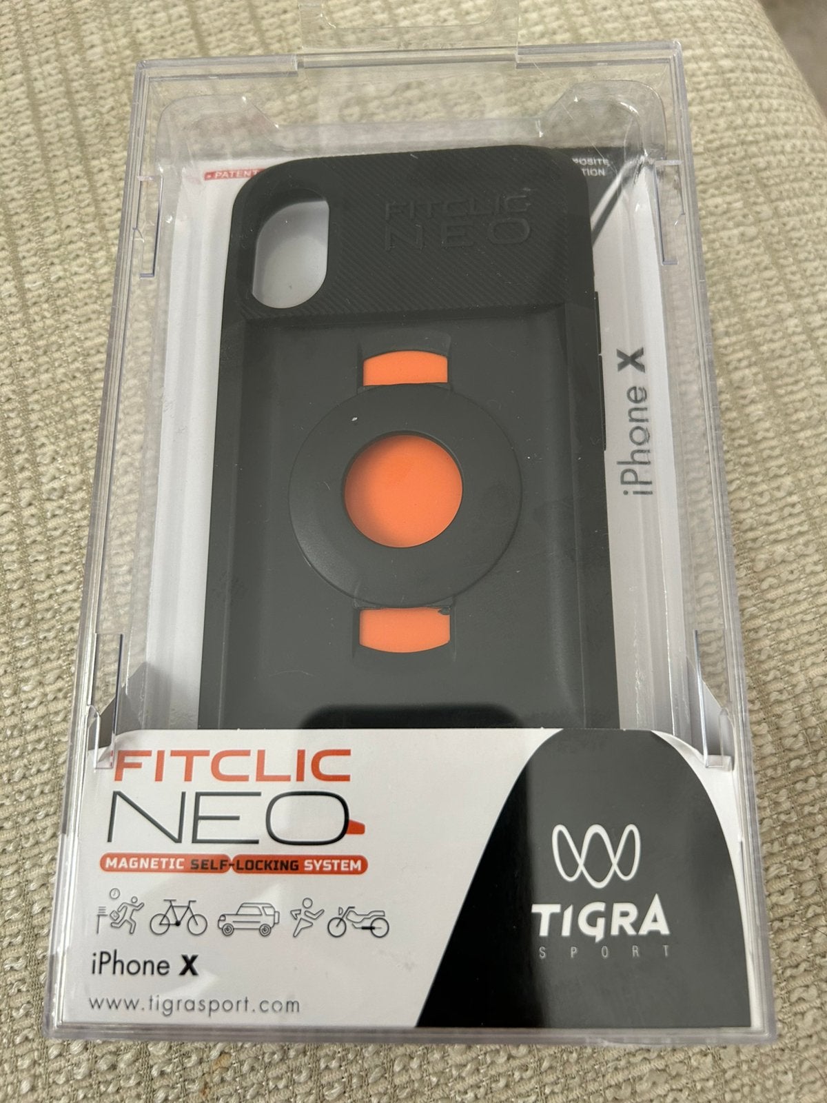 Tigra Fitclic Neo iphone X hoesje (excl. houder), Telecommunicatie, Mobiele telefoons | Hoesjes en Frontjes | Apple iPhone, Ophalen