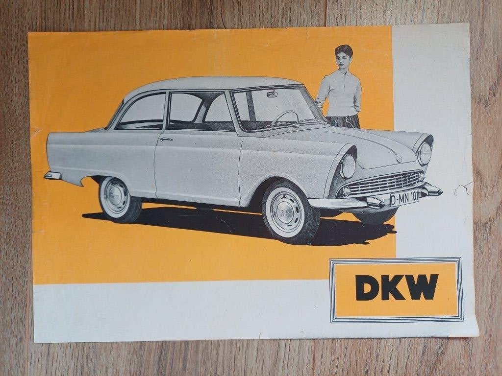 DKW leaflet uit 1957, Verzenden, Gelezen, Overige merken
