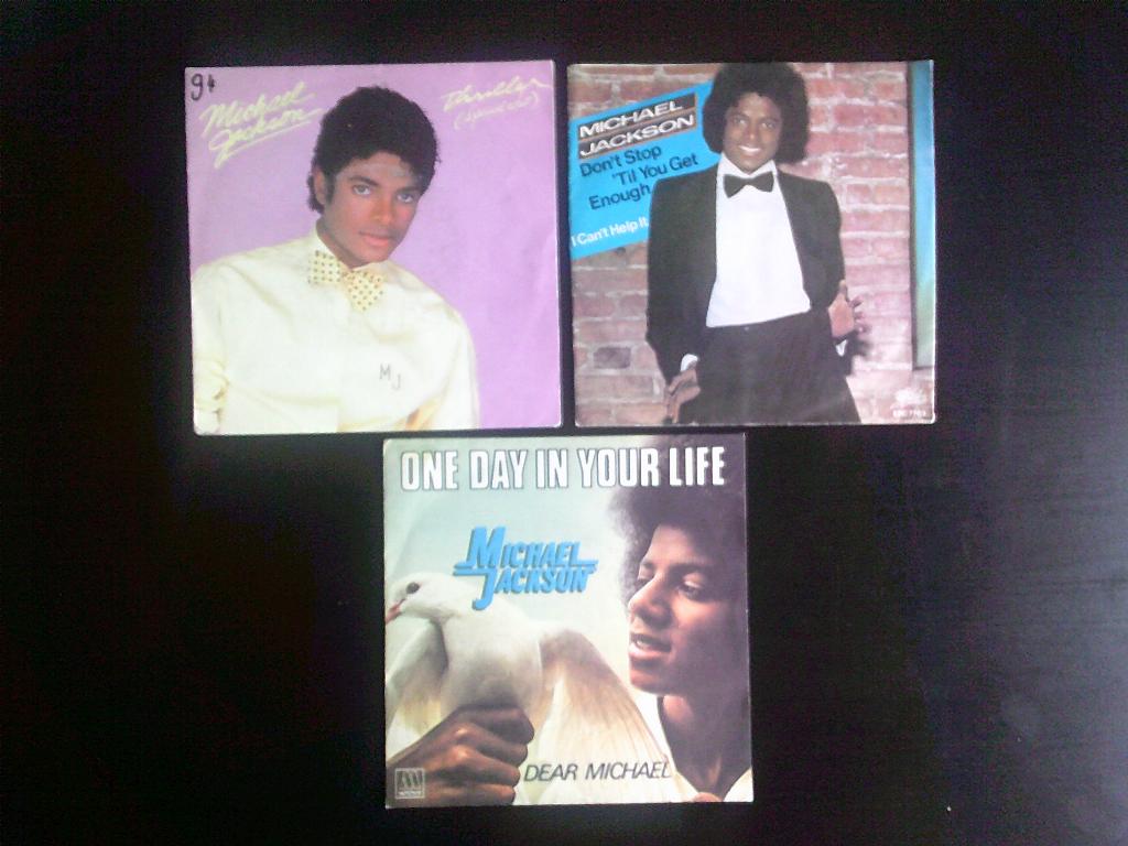 3 vinyl singles van michael jackson, 7 inch, Ophalen of Verzenden, 1970 - 1979, Fotohoes