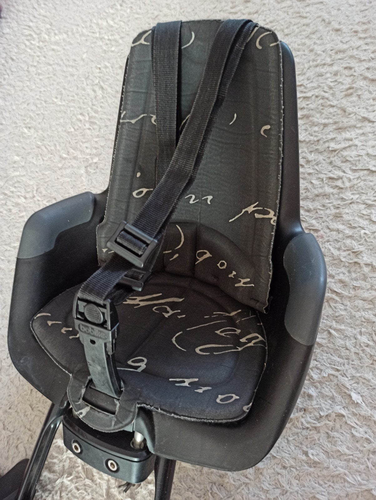BoBike mini voorzitje voor kinderen - Gebruikt, GoBike, Voorzitje, Ophalen of Verzenden, 0 t/m 13 kg