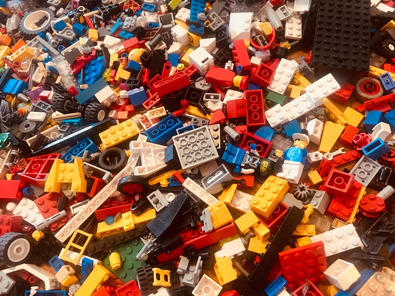 Foto 15 van Grote partij gemengde LEGO stenen en onderdelen