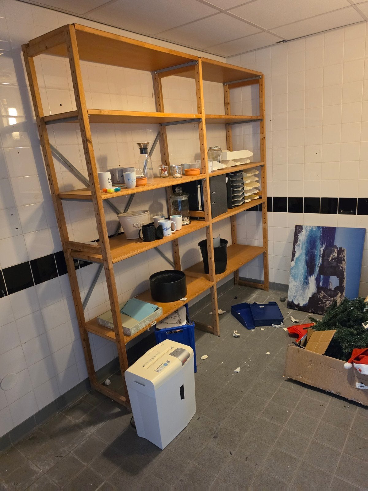Diverse Wedeka stellingen - Houten opslagrekken, Ophalen, Wedeka, Onbekend, Onbekend