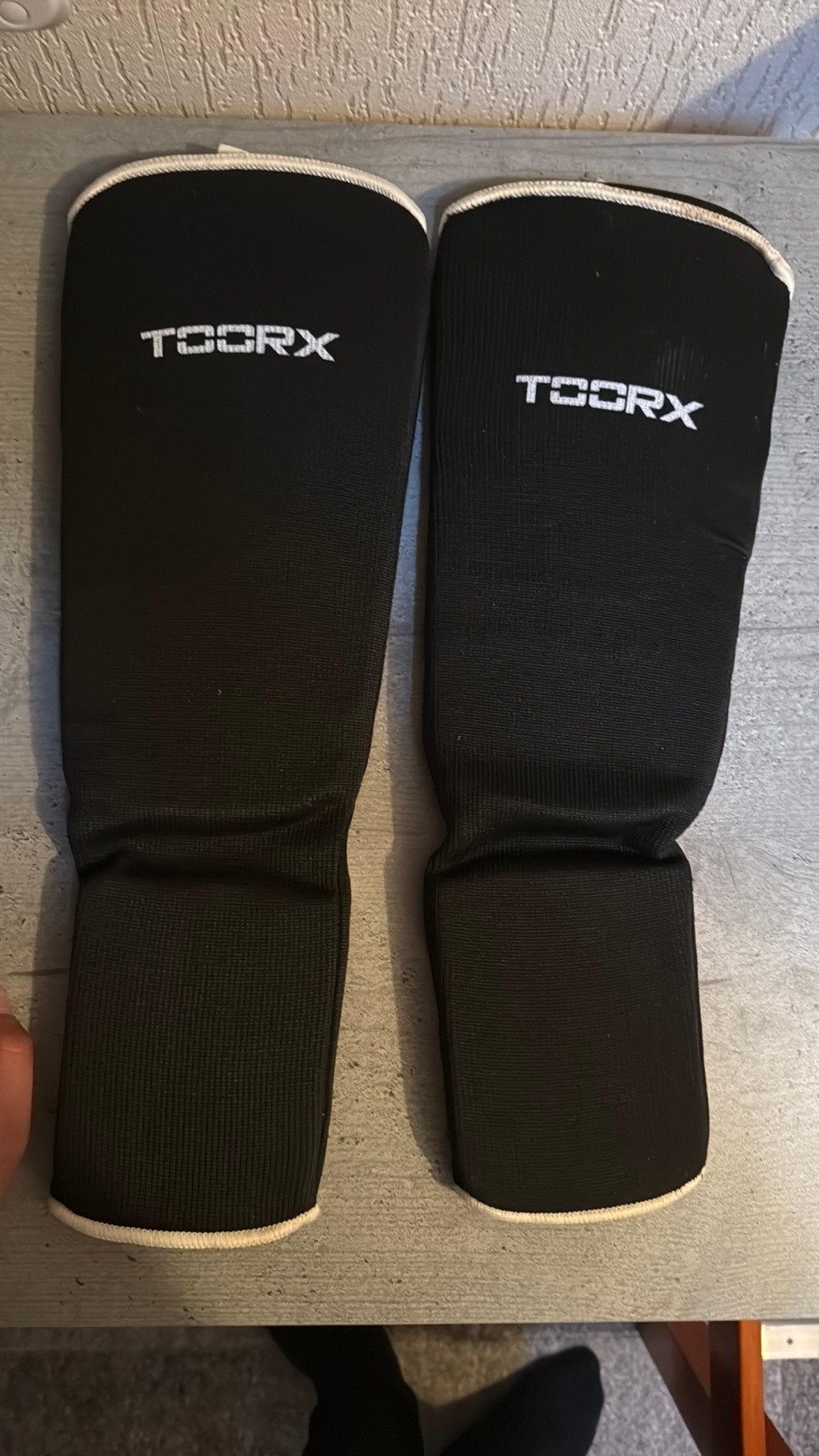 Kickboks scheenbeschermers maat L, Gebruikt, Overige, Vechtsportbescherming, Maat L