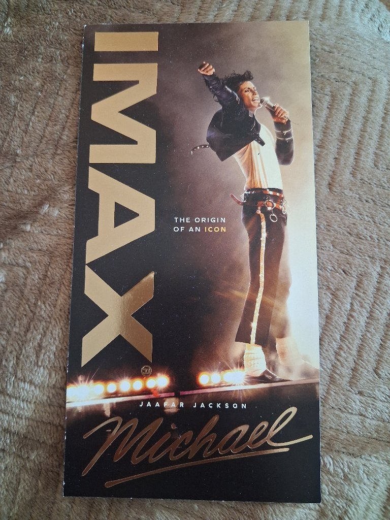 Michael Jackson bioscoop flyer, Ophalen of Verzenden, Nieuw
