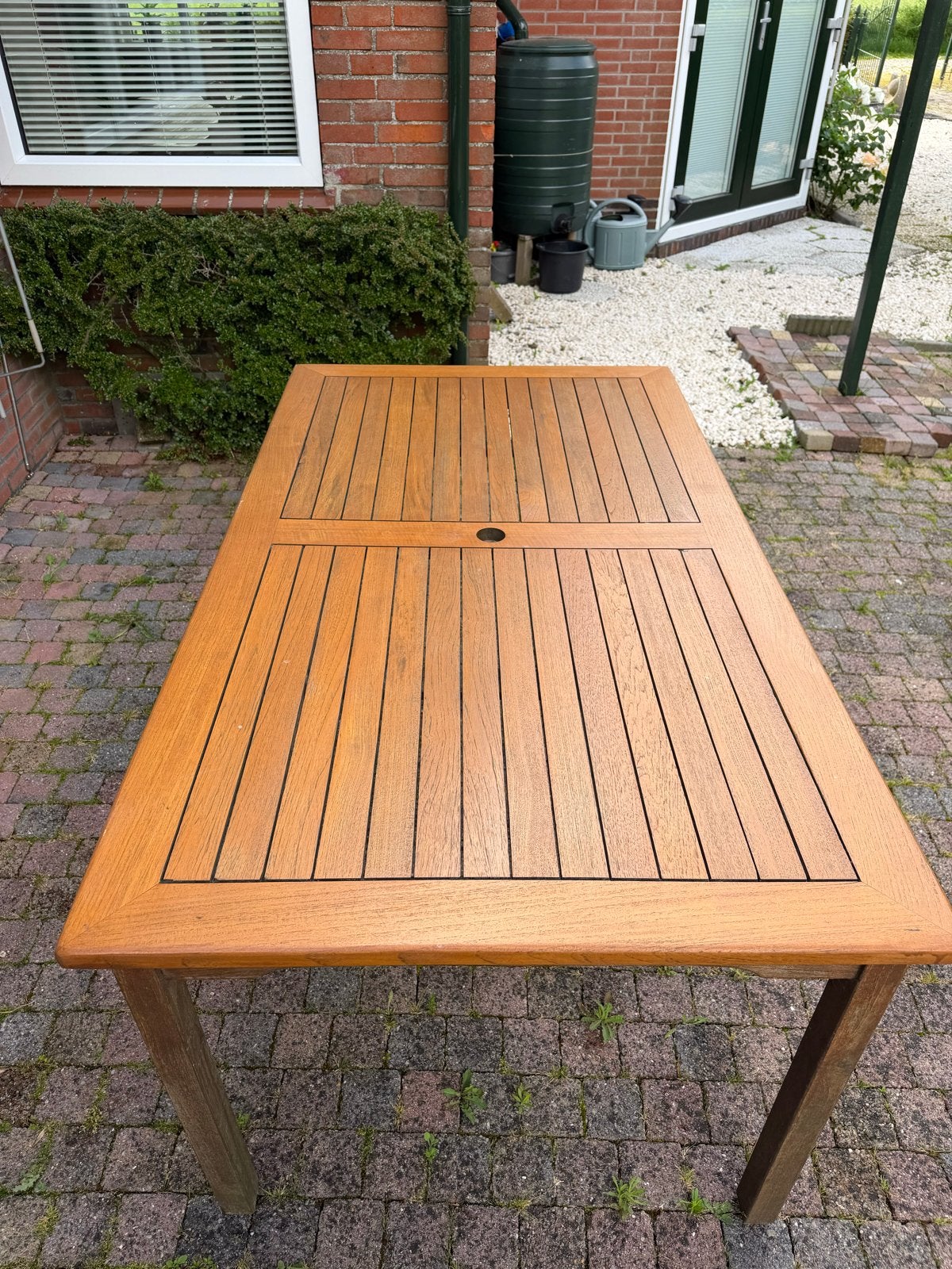 Houten tuintafel - Rechthoekig - Gebruikt, Ophalen, Gebruikt, Vierkant, Hout