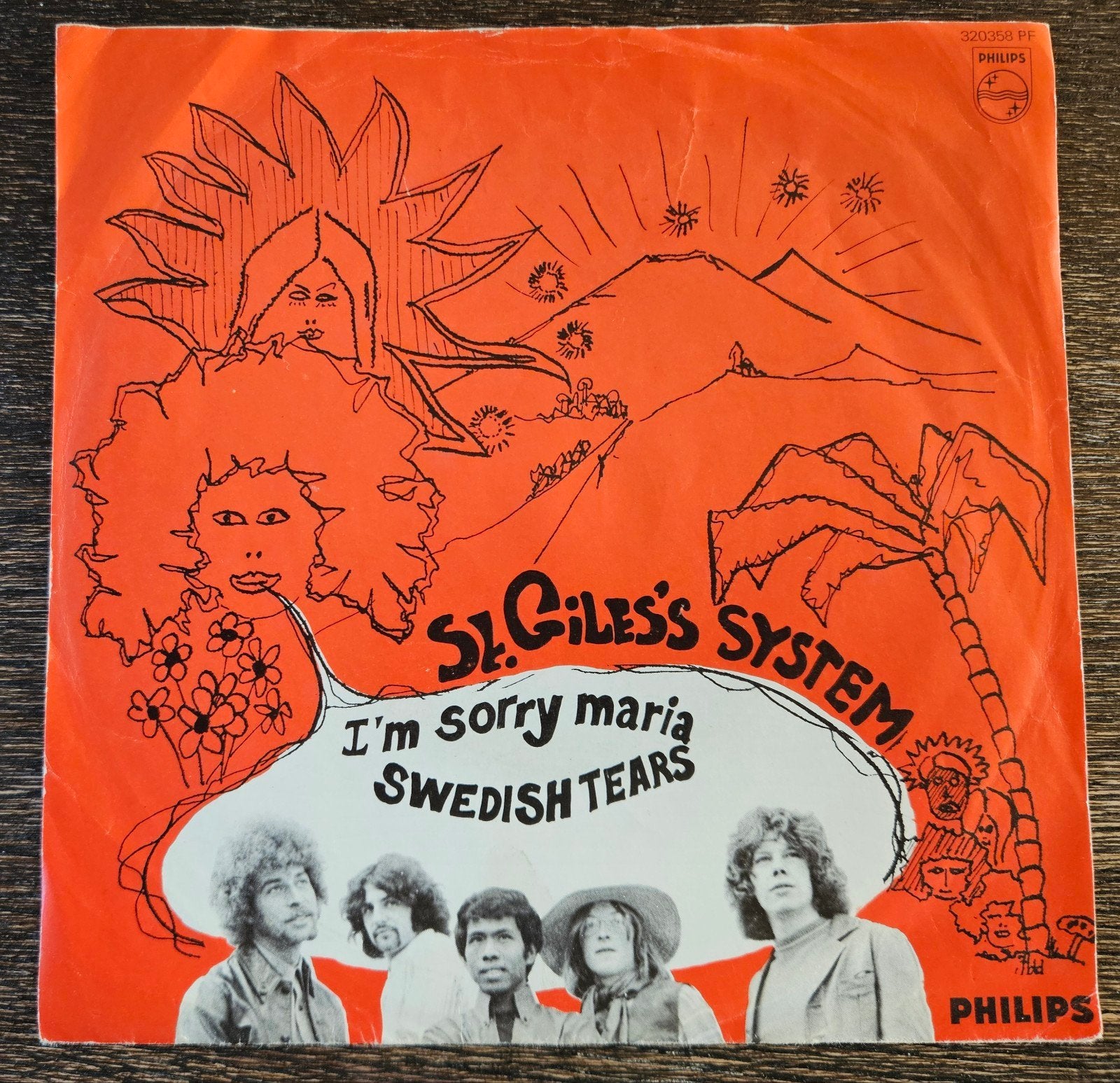 St. Giles's System - I'm Sorry Maria / Swedish Tears (1969), Gebruikt, 7 inch, Rock en Metal, Overige typen