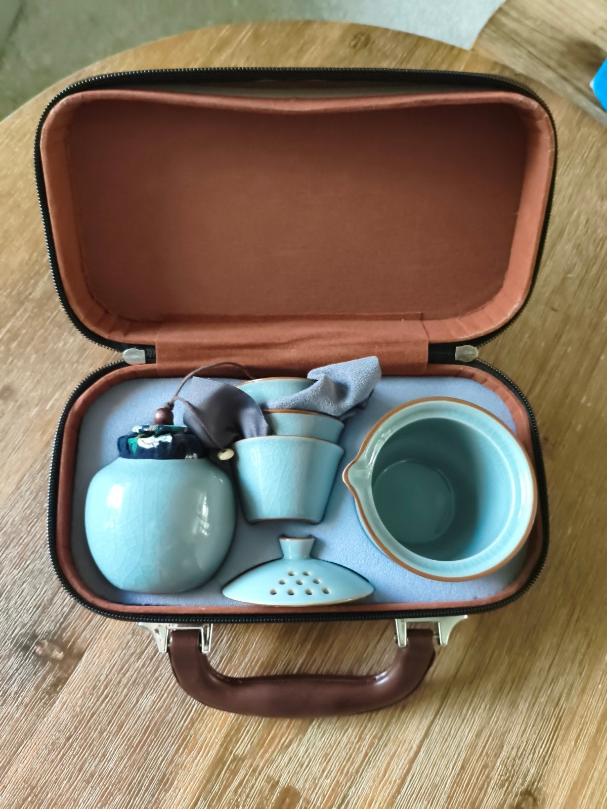 Reis theeservies set - Aziatisch, Keramiek, Ophalen of Verzenden