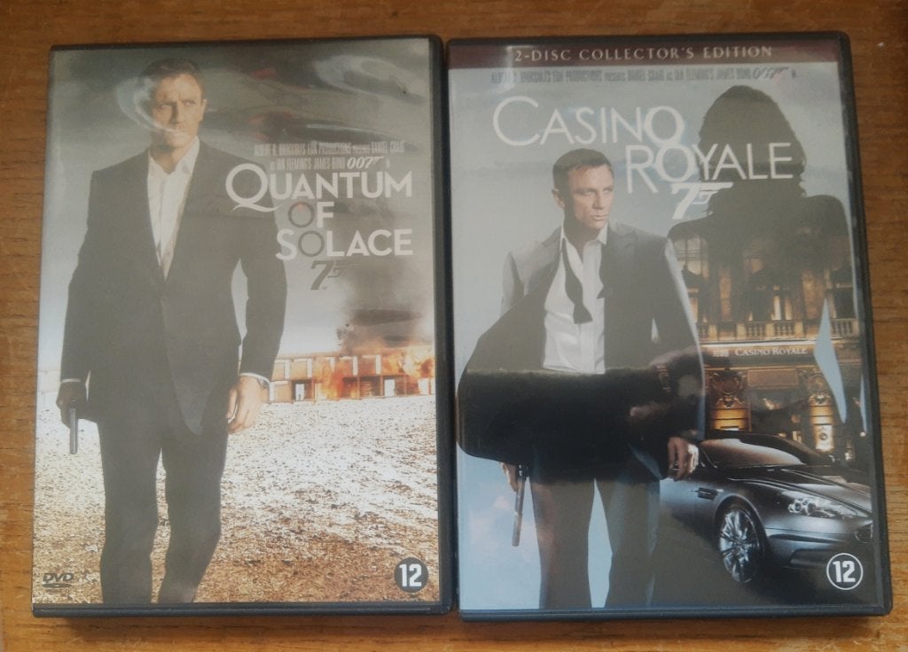 JAMES BOND Daniel Craig / Casino Royal + Quantum of solace, Vanaf 12 jaar, Ophalen of Verzenden, Zo goed als nieuw, Actie