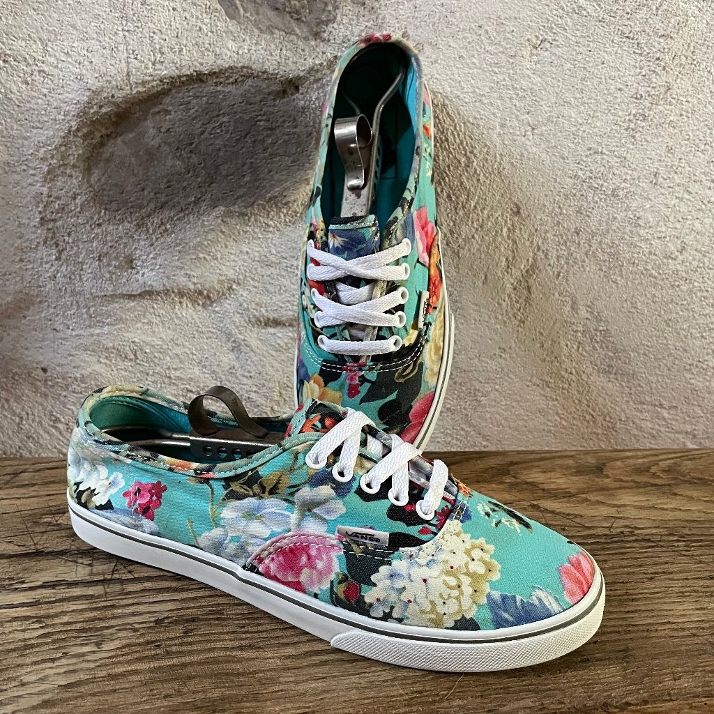 Vans Authentic – Floral Print – Maat 39.5 – S‑044  , Overige kleuren, Verzenden, Sneakers of Gympen, Gedragen