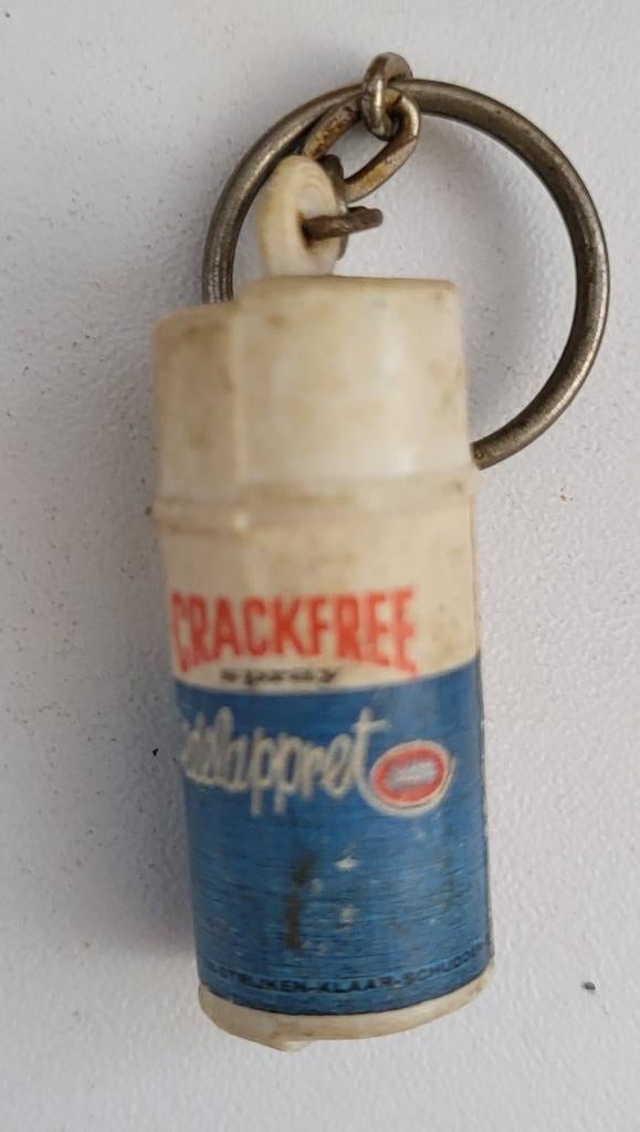 Vintage Sleutelhanger Crackfree Wislappret, Ophalen of Verzenden, Gebruikt, Overige typen