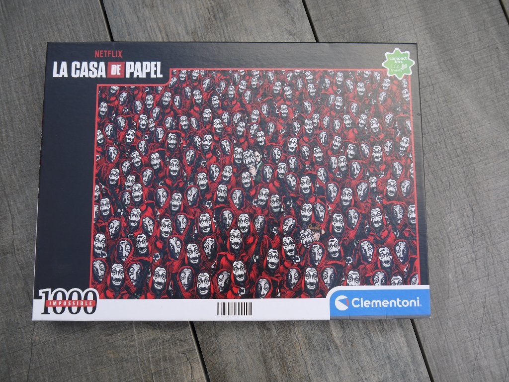 Clementoni legpuzzel - La Casa de Papel, Ophalen, 500 t/m 1500 stukjes, Zo goed als nieuw, Legpuzzel