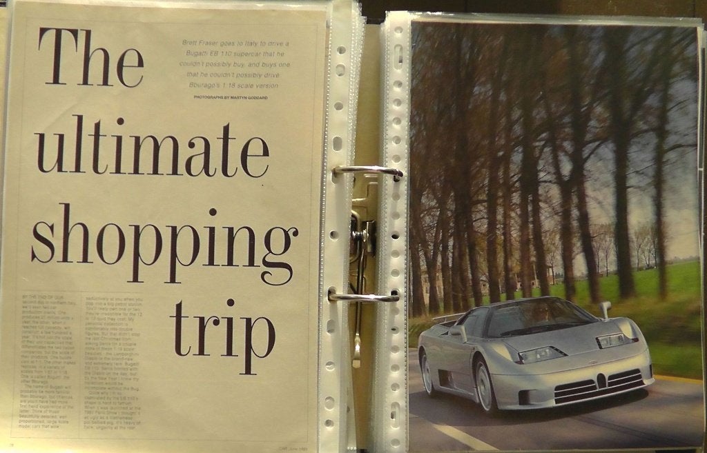 Bugatti EB 110 ? eerst 11x autotest lezen, Boeken, Ophalen, Gelezen