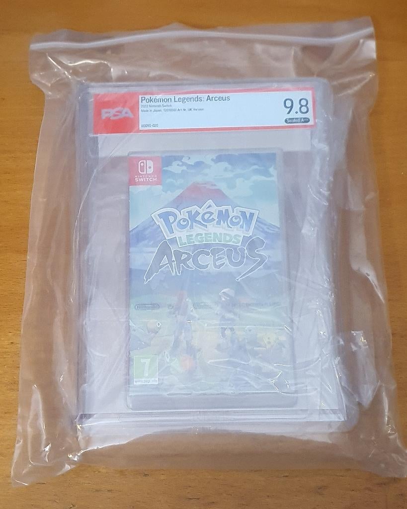 WEG is WEG | PSA 9.8 | SWITCH | Pokemon Legends Arceus, Spelcomputers en Games, Avontuur en Actie, 1 speler, Nieuw, Ophalen of Verzenden