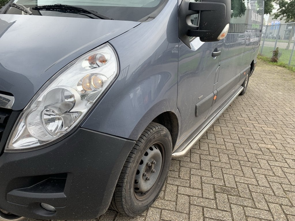 Opel Movano IV Nissan interstar Sidebars met rvs platen, Niet ingevuld, Niet ingevuld, Niet ingevuld