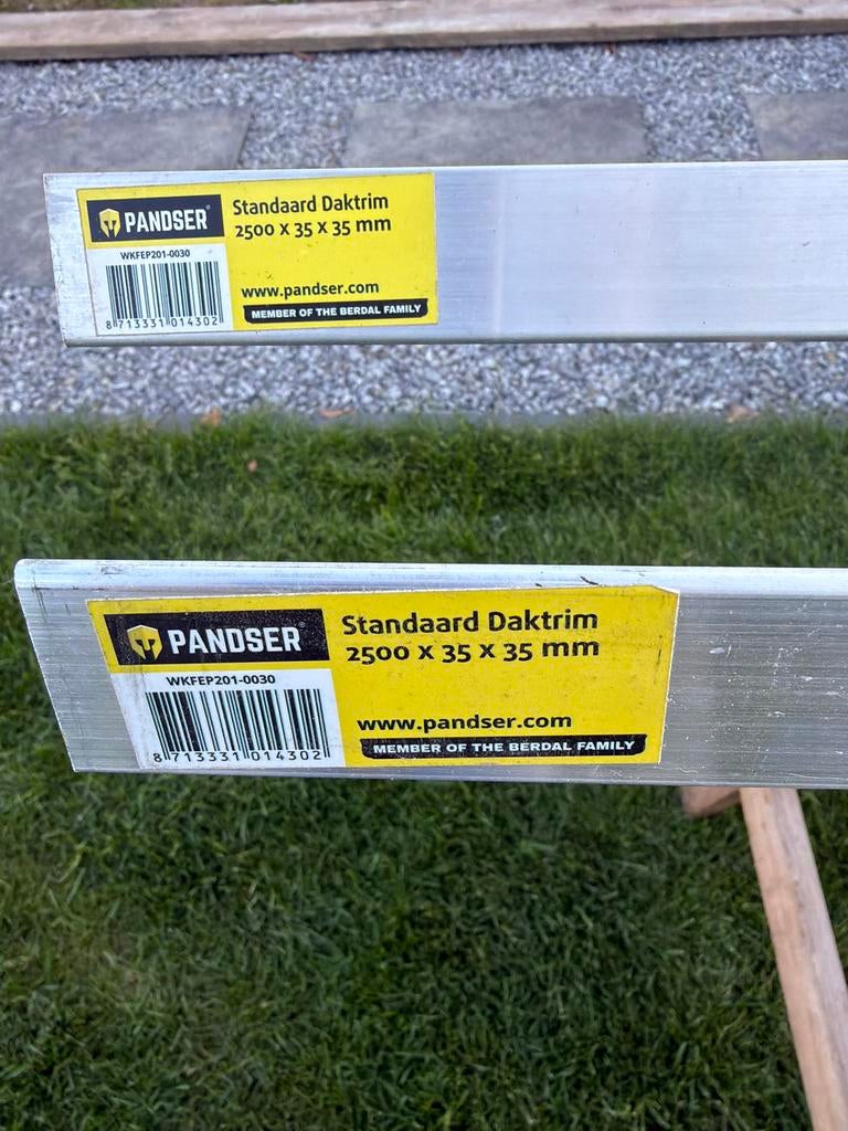 Pandser Standaard Daktrim 2500x35x35mm, Ophalen, Overige typen, Zo goed als nieuw, Minder dan 5 m²