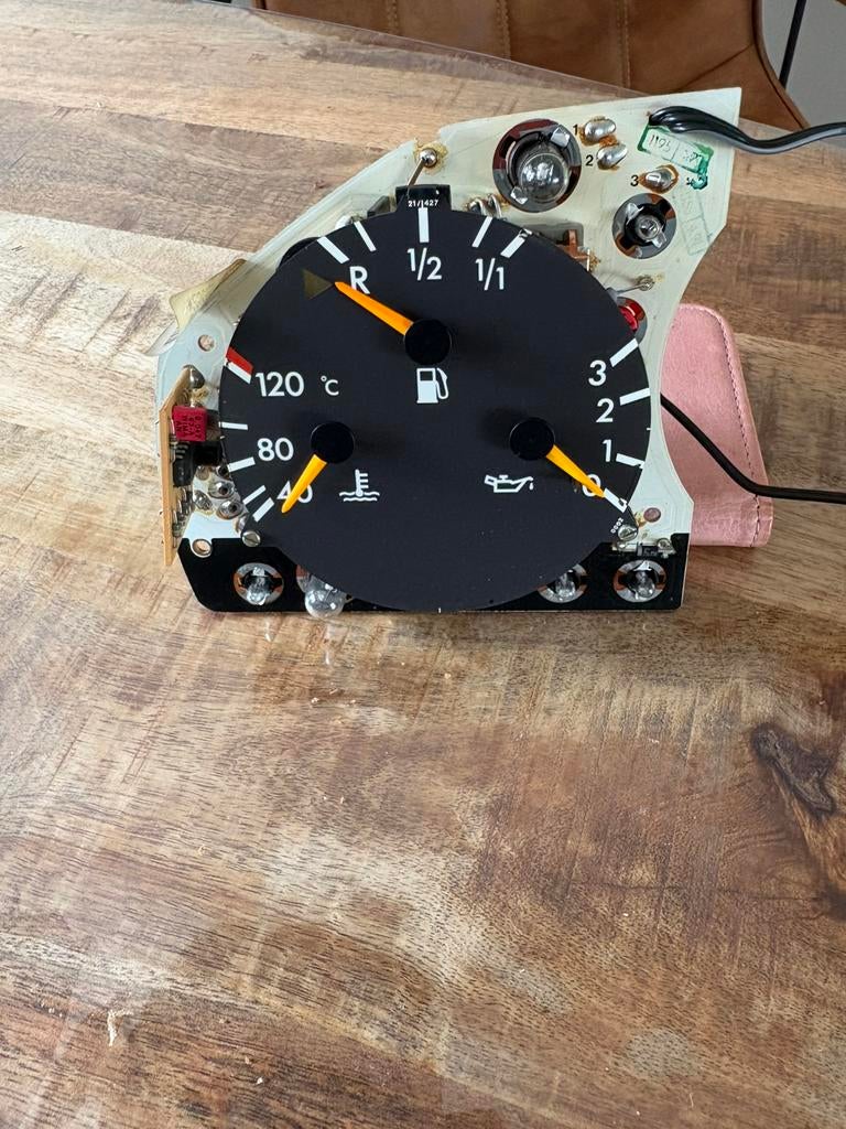 Mercedes w124 Tankmeter oliedrukmeter temperatuurmeter, Auto-onderdelen, Dashboard en Schakelaars, Ophalen of Verzenden, Mercedes-Benz