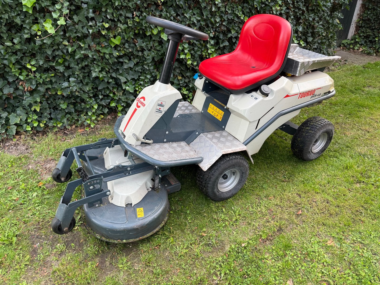 Cramer Tourno Pick-up benzine zitmaaier hydrostaat, Tuin en Terras, Ophalen of Verzenden, Gebruikt, Cramer, Elektrische starter