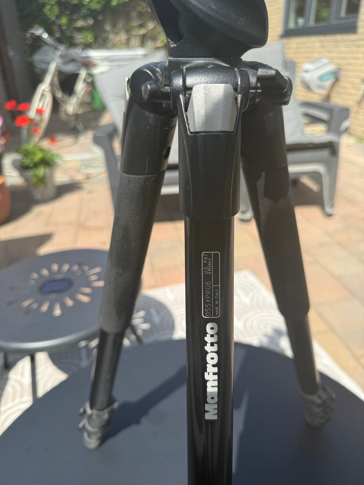 Manfrotto 055xprob met 498rc2, Audio, Tv en Foto, Fotografie | Statieven en Balhoofden, Zo goed als nieuw, 150 tot 175 cm, Met balhoofd