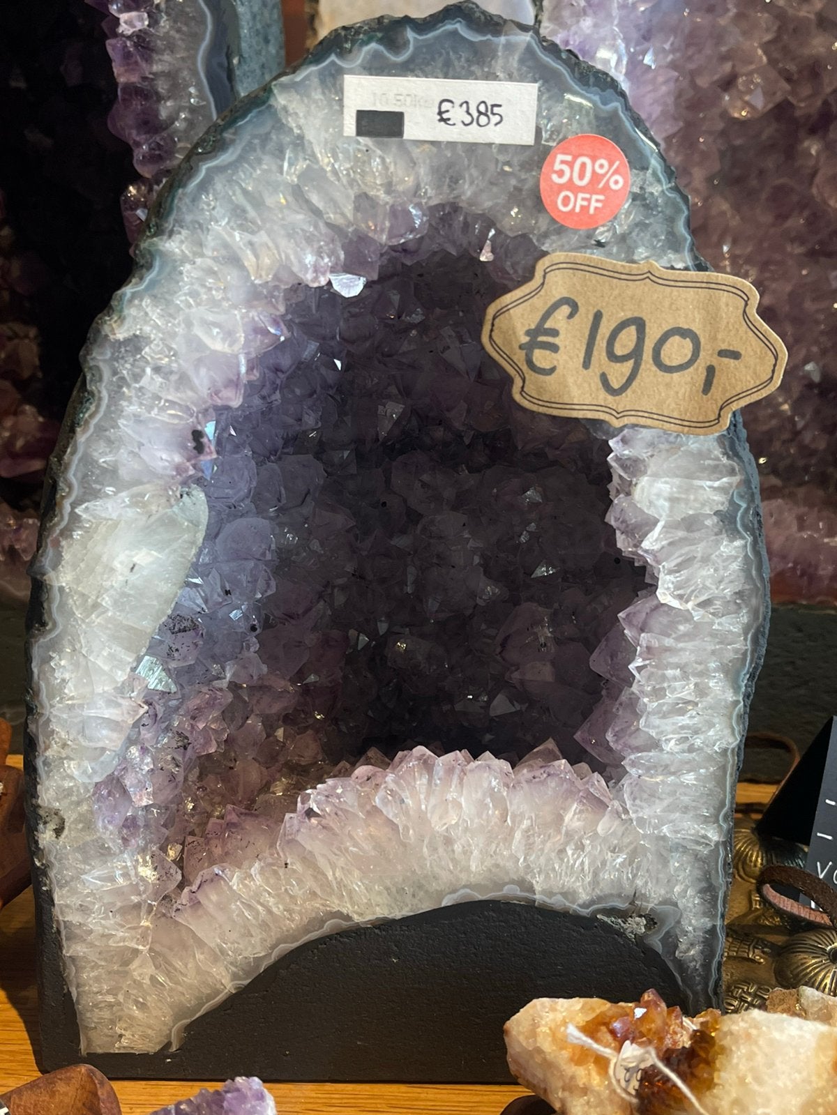Amethist 10,5kg 50%, Ophalen of Verzenden