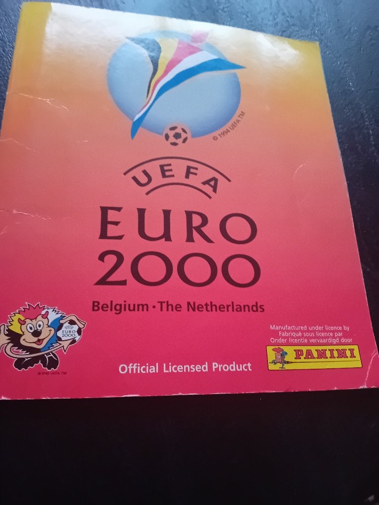 Panini euro 2000 album, Ophalen of Verzenden, Zo goed als nieuw, Buitenlandse clubs, Boek of Tijdschrift