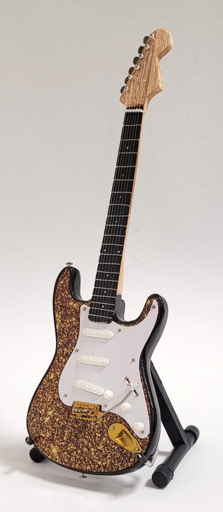 Eric Clapton Gold miniatuur gitaar 25cm mini guitar deco, Info@deconoord.nl, Deco Noord, Nieuw, Ophalen of Verzenden