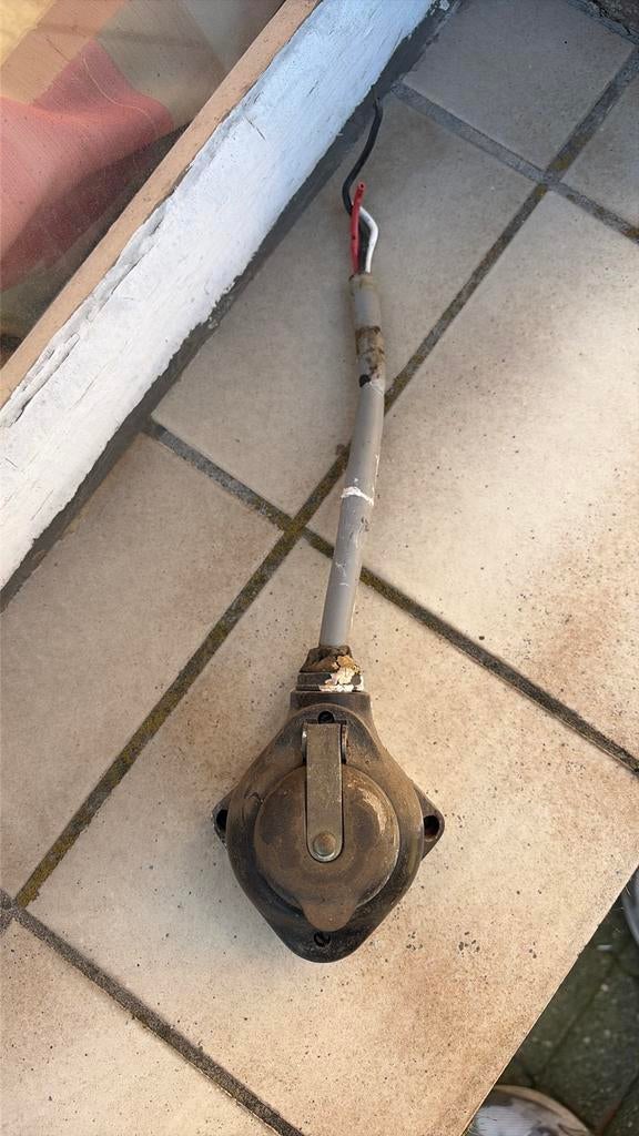 Antiek stopcontact, Ophalen of Verzenden