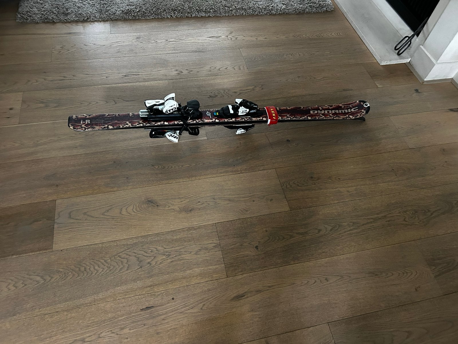 Complete ski-uitrusting: Dynamic ski's, Salomon schoenen, Le, Gebruikt, Skiën, Ski's, Ophalen