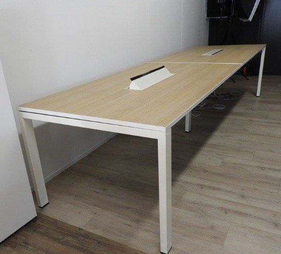 Vergadertafel Gispen, Afmeting: 360 x 100 cm. Gebruikt, Ophalen, Gebruikt, Gispen