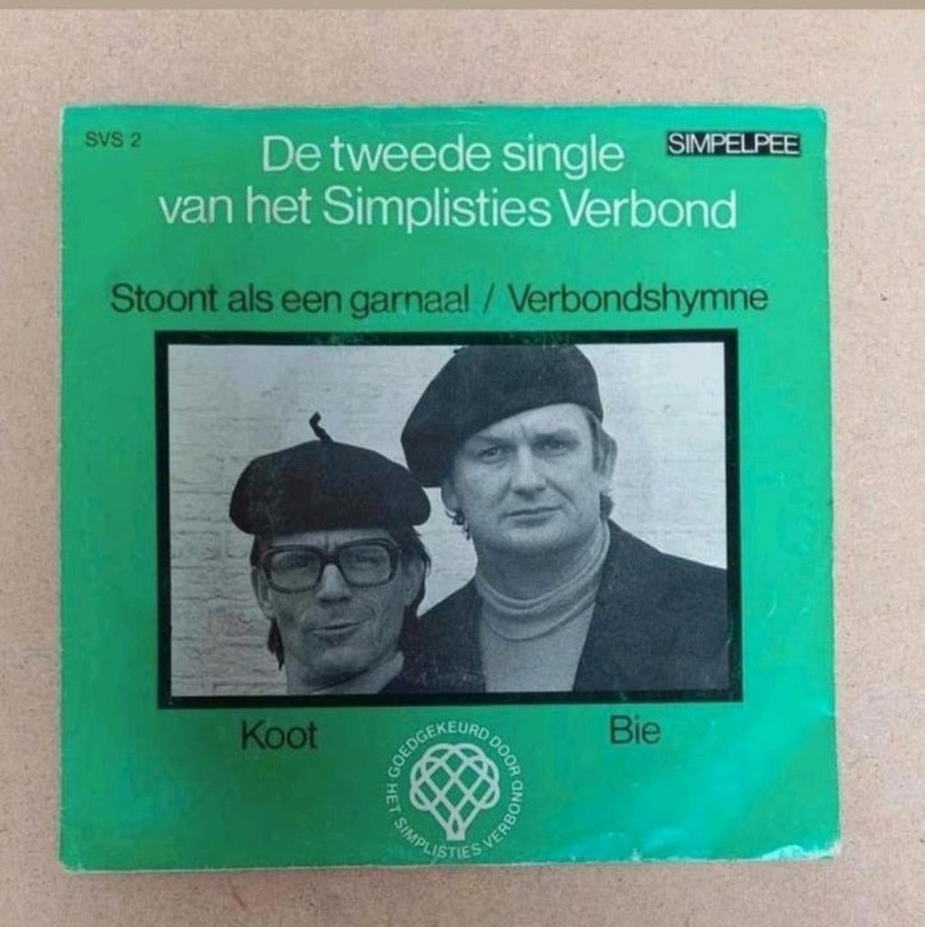 Simplistisch Verbond (Koot/Bie) - Zo Stoont Als Een Garnaal, Beschermende buitenhoes, Ophalen of Verzenden, Gebruikt, Pop